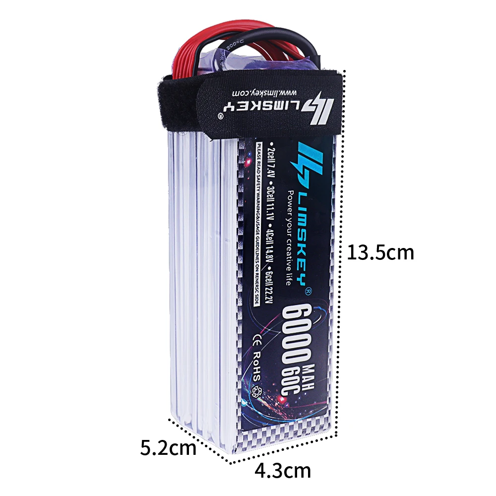 Batterie Drone LiPo 11.1V 1500-5200mAh T/XT60