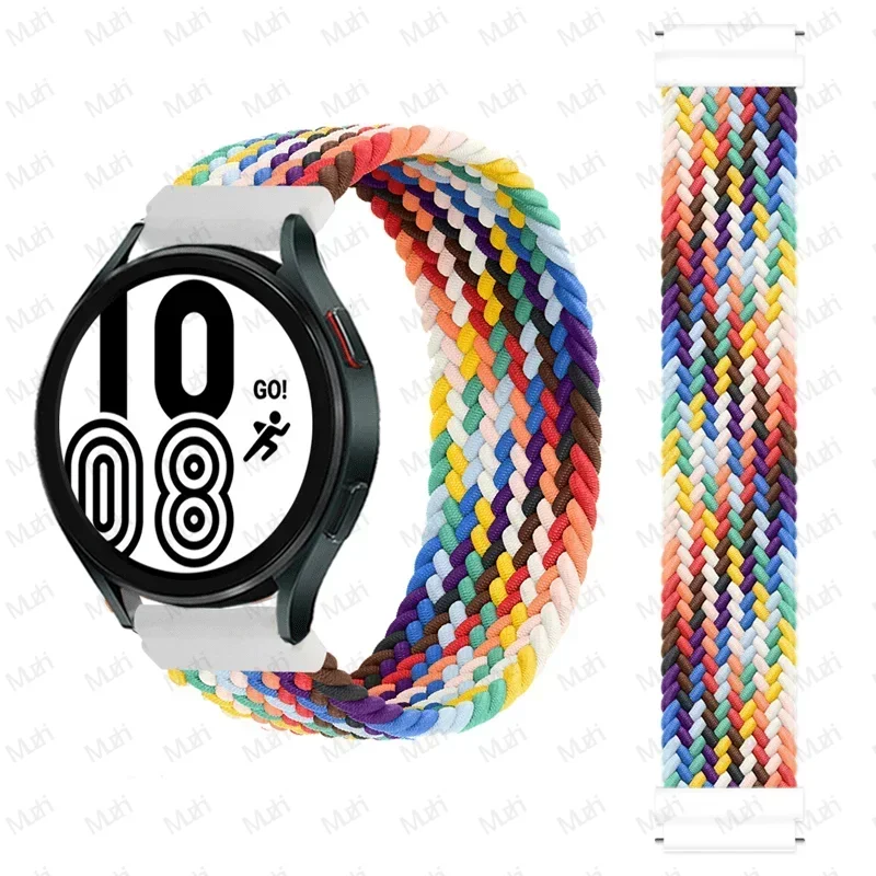 Braided Solo Loop Smartwatch Strap - Versatile and Stylish Bracelet 22mm/20mm