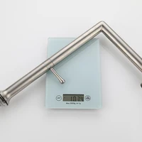 ห้องครัว304สแตนเลส360หมุน Cold & Hot ก๊อกน้ำพื้นผิวแปรงปืนสีเทาสีทองเดี่ยว 6