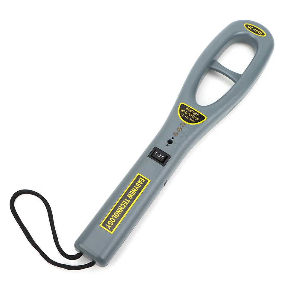 Handheld Metal Detector GC 101H 9V Battery Professional Security Check Bounty Instrument Scanner Finder for Nail