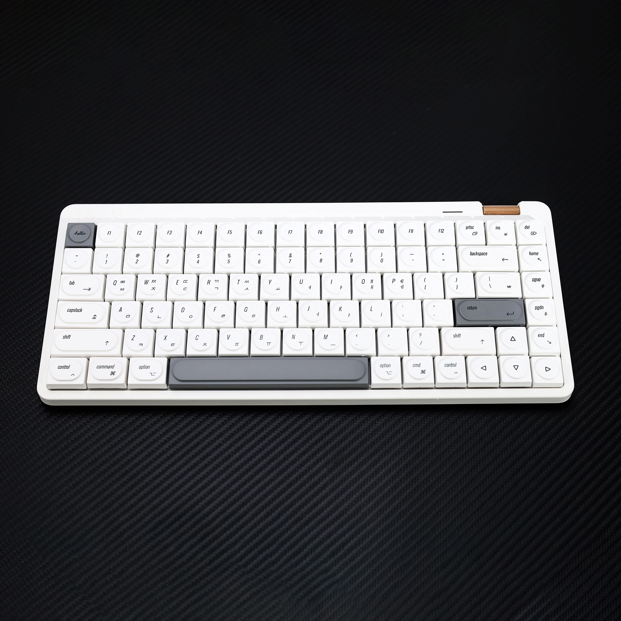 KBDiy Doys Keycaps Retro MAC 1353 Koreanische Tastenkappe PBT Simple für 60 Gaming Low Profile mechanische Tastatur Cherry MX Switches – Detail 5