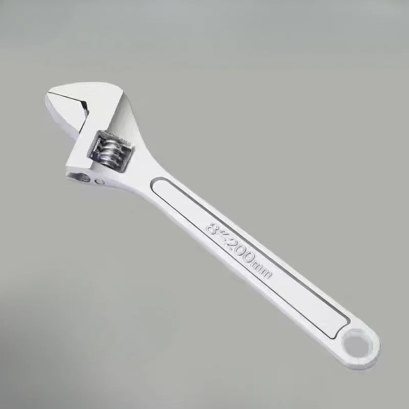 1Pc Einstellbare Schlüssel Große Öffnung lange Griff Universal Spanner Carbon Stahl Mechanische Werkstatt Hand Reparatur Werkzeuge – Detail 8