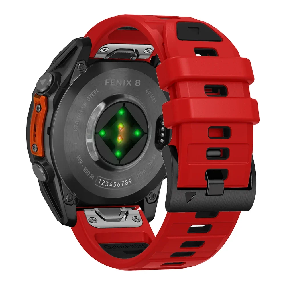 Premium Fenix8 Silicone QuickFit Watch Band - Durable Strap Bracelet