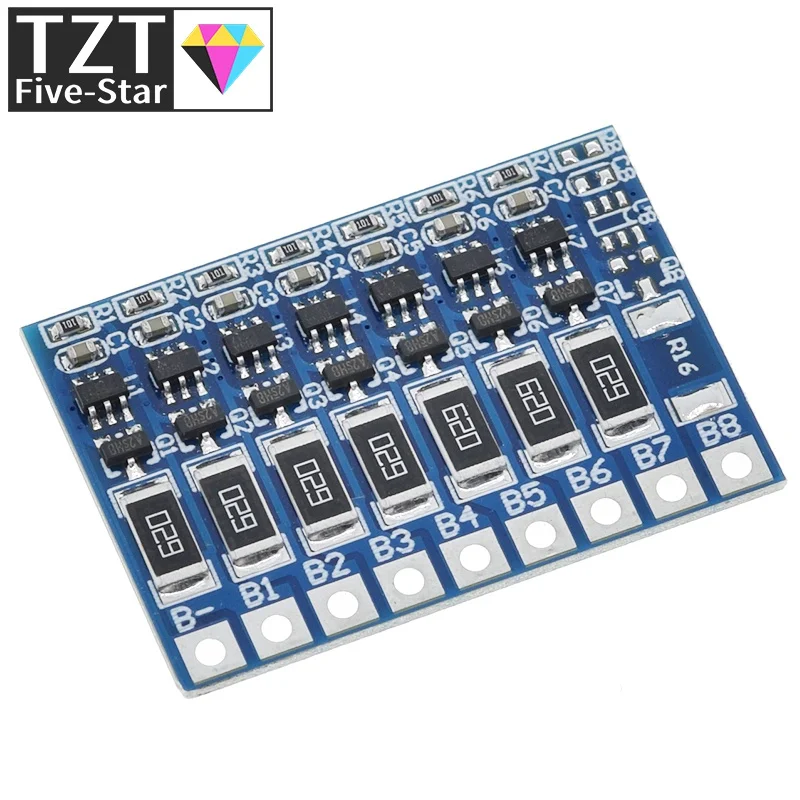 TZT 7S 29.4V 4.2V scheda di protezione della funzione di bilanciamento 66mA 7S li-ion Lipo batteria al litio 18650 batterie modulo bilanciato BMS PCB - immagine 5