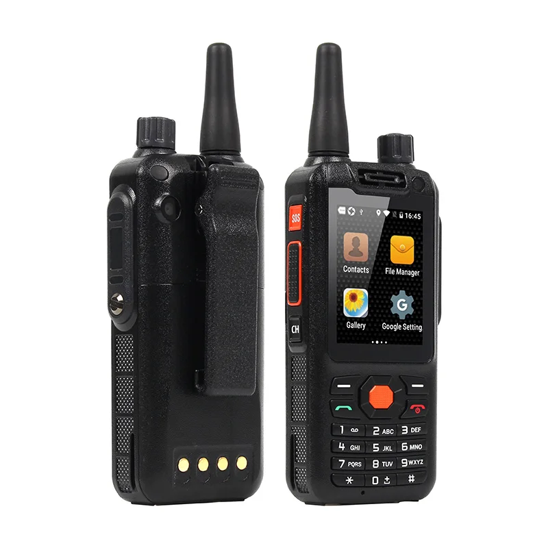UNIWA F25 Zello Walkie Talkie 2.4 Inch Radio Android Smartphones 4G LTE Quad Core 1GB +8GB Signal Booster PTT 3500mAh Phones GPS