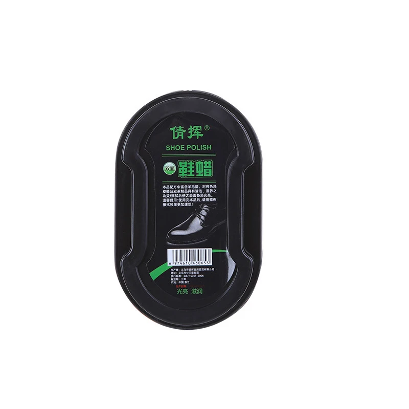 1 Multifunctional Double-Faced Shoe Polish Colorless Light Rub Leather Care Oil Sponge Wax Black Shoes Brush Household Cleaning 5