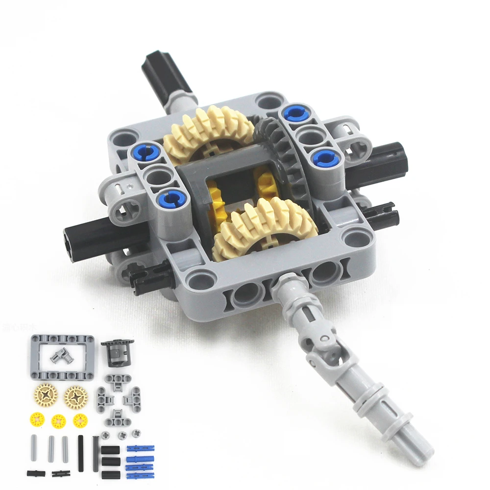 MOC Suspension Educational Kit Building Block Technical 29pcs/10pcs Differential GearBox Pack Brick Compatible Legoeds