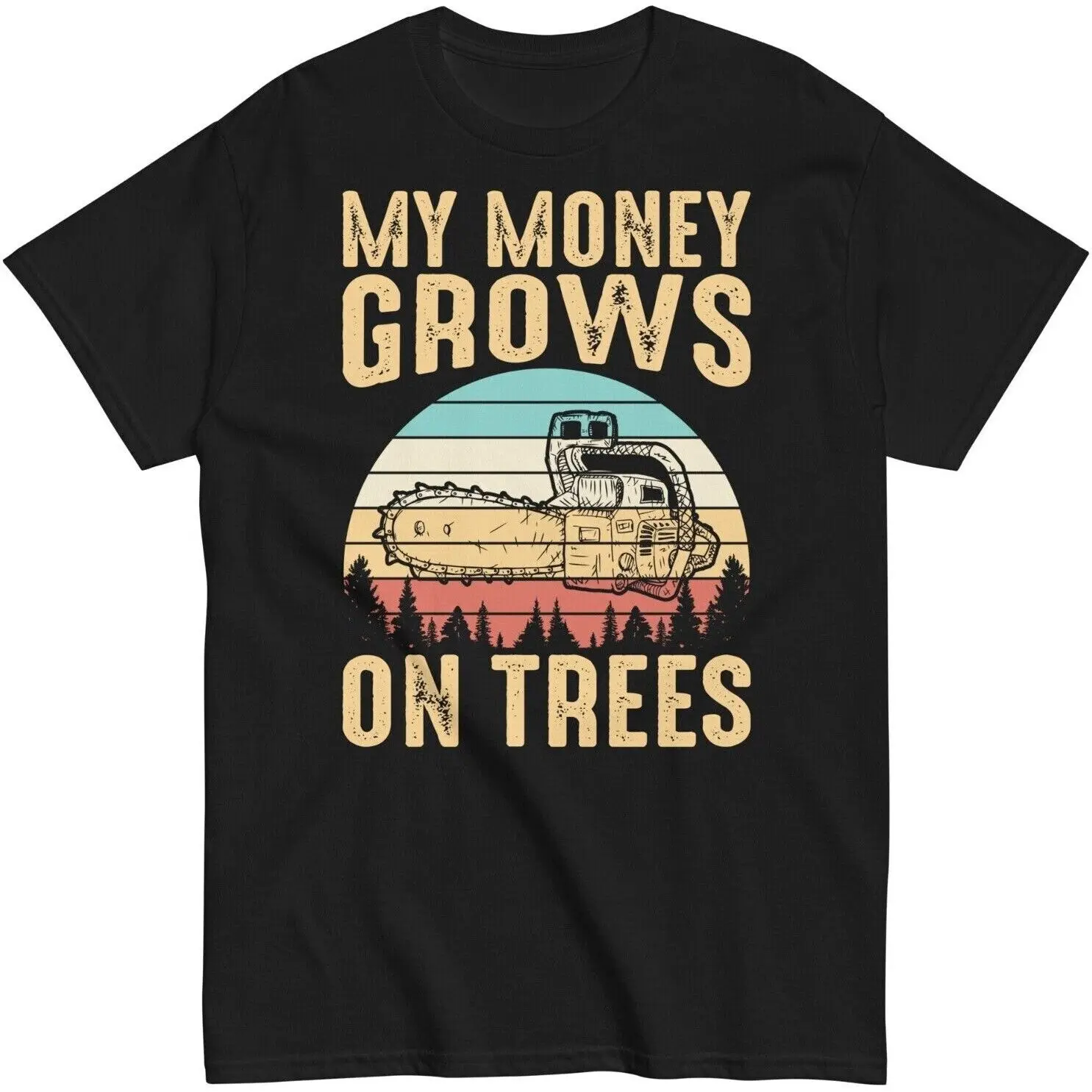 

Забавная Ретро футболка Timberman Arborist, рост на дереве, лестница, лестница, футболка