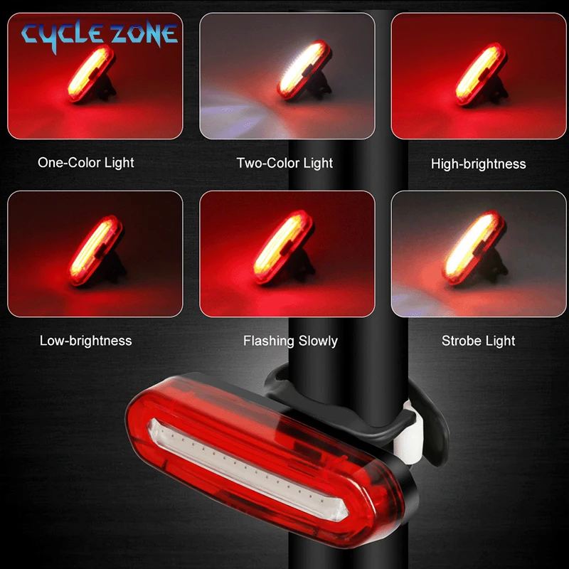 USB Rechargeable Bike Taillight 2