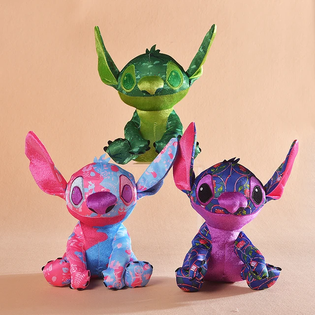 New Disney 20cm Limited Edition Cloth Fleece Stich Colourful Stuffed Doll Cute Stitch Plush Anime Kid Birthday Gift Children Toy 2
