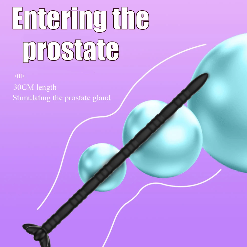 Penis Sex Toys 1pcs Silicone Hollow Horse Eye Stick Expand Urethra Blockage Stimulate Plunger Masturbation Male Adult