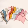 Baby Cotton Muslin Comforter Blanket Soft Newborn Sleeping Dolls Cute Cat Kids Sleep Toy Soothe Appease Towel Bibs Saliva Towel 1