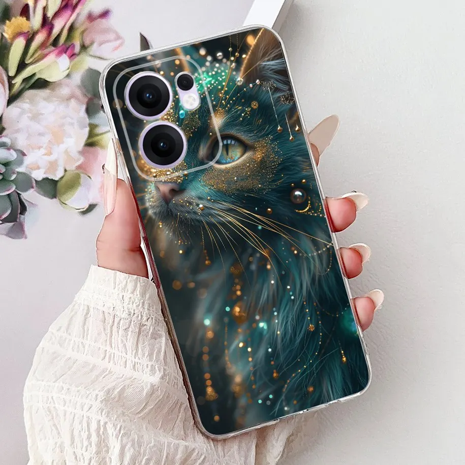 Stylish Floral Butterfly Transparent Silicone Case