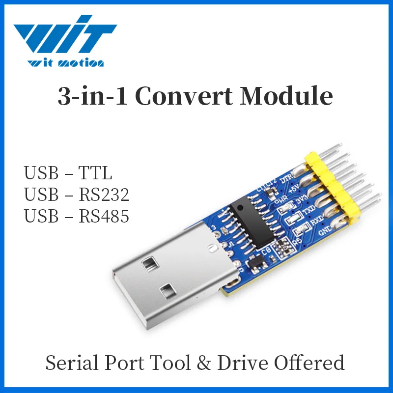 USB to TTL RS485 RS232 Multi function Serial Interface Module 3.3v and 5v input Serial converter WitMotion