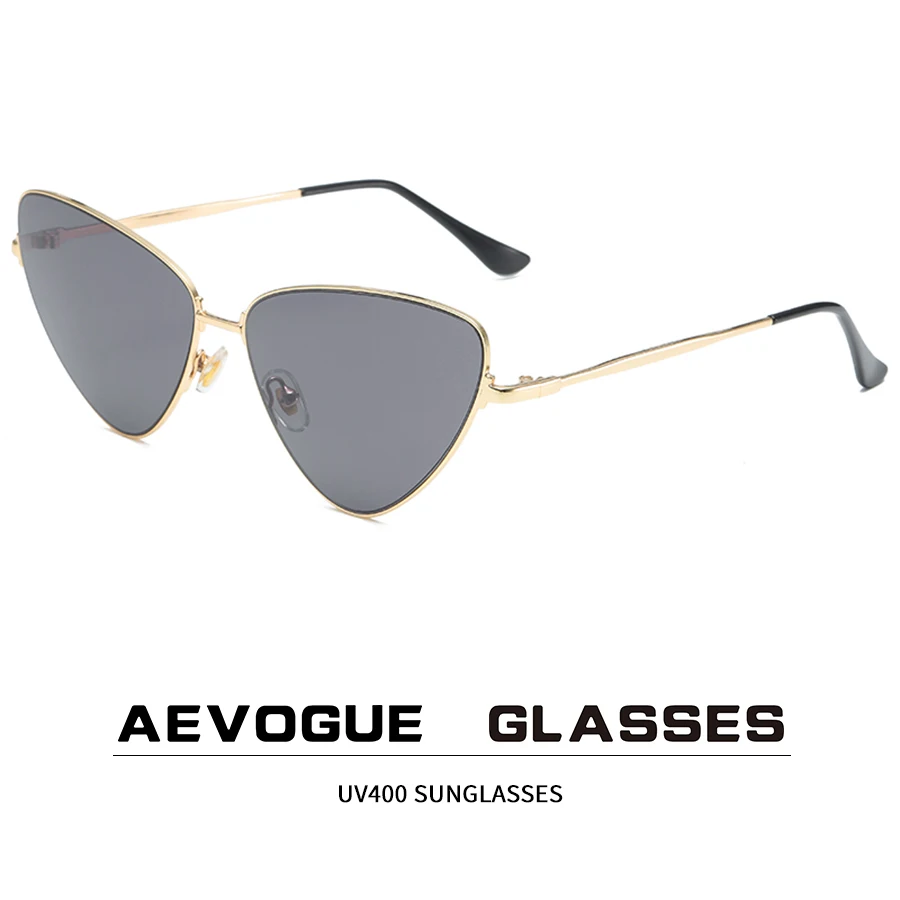 

AEVOGUE Sunglasses Women Cat Eye Glasses Accessories Women Eyewear Shades Ins Retro UV Fashion Sunglasses AE1391