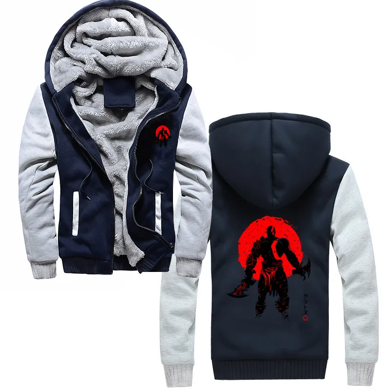 Casual Men's Winter Hoodie Kratos God Of War Under The Sun Artsy