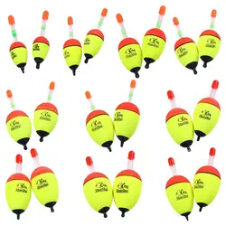 2Pcs 5/8/10/15/20/30/40/50/60g Yellow EVA Luminous Float Fish Bait for Sea Fishing