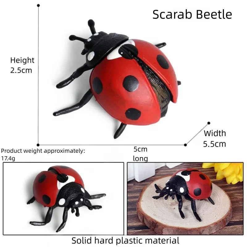 Oenux Realistic Bee Wasp Hornet Figurine Simulation Insect Model Prank Educational Cognitive Statue for Desk Display Collection
