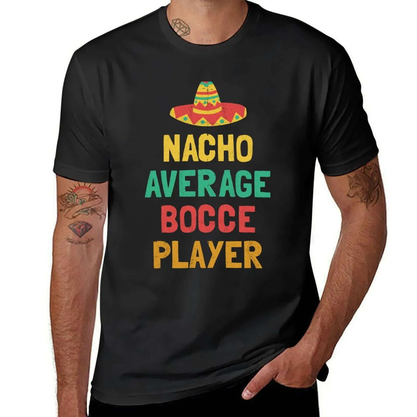 Not Your Average Bocce Player T-Shirt for a boy tees black t-shirts for men
