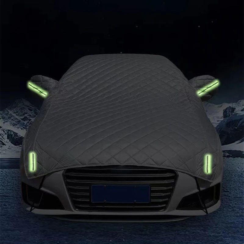 Car Cover Outdoor Full Cover Against Hail Rain Sun UV Protection Universal Cotton Suitable For Various Adverse Weather Condition car cover