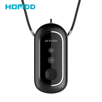 HOMDD 미니 휴대용 공기 청정기, 웨어러블 목걸이 공기 청정기, 개인 음이온 발생기, 공기 청정기, 자동차 액세서리