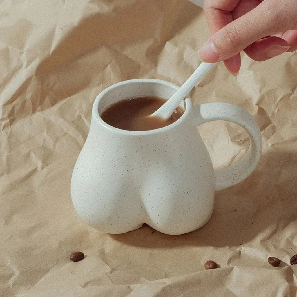 Tasse amusante en forme de hanche pour les fesses, en céramique, pour le  thé, pour adultes et enfants, nouveauté, 300ml - AliExpress
