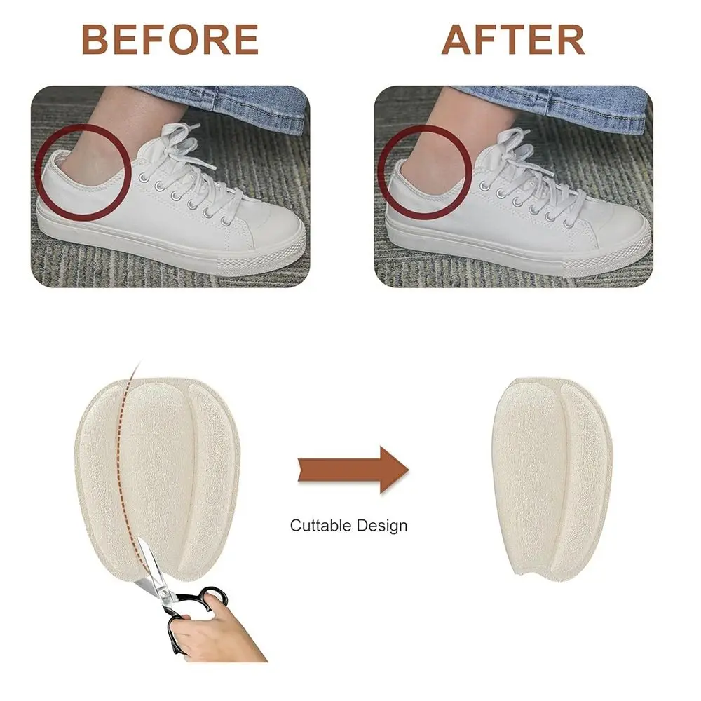 Tongue Pads for Shoe Too Big, Size Reducer, Non Slip Tongue Cushion Insert for Loose Shoe Heel Pads