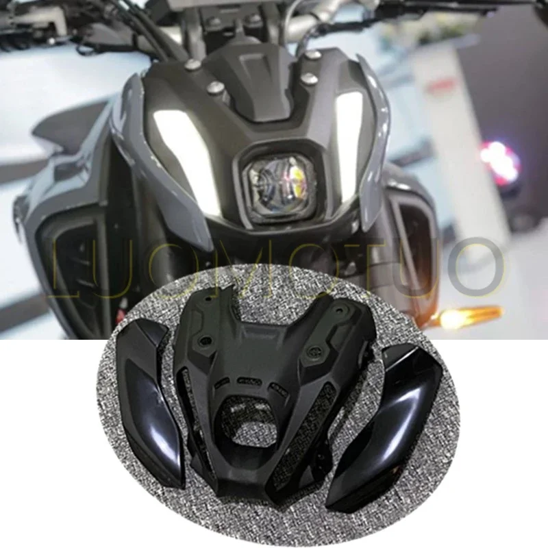 

Черная передняя накладка на переднюю фару, обтекатель, комплект для Yamaha MT09 MT-09 2021-2022