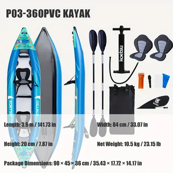 Inflatable Kayak – Single & Double, Outdoor Sports 7