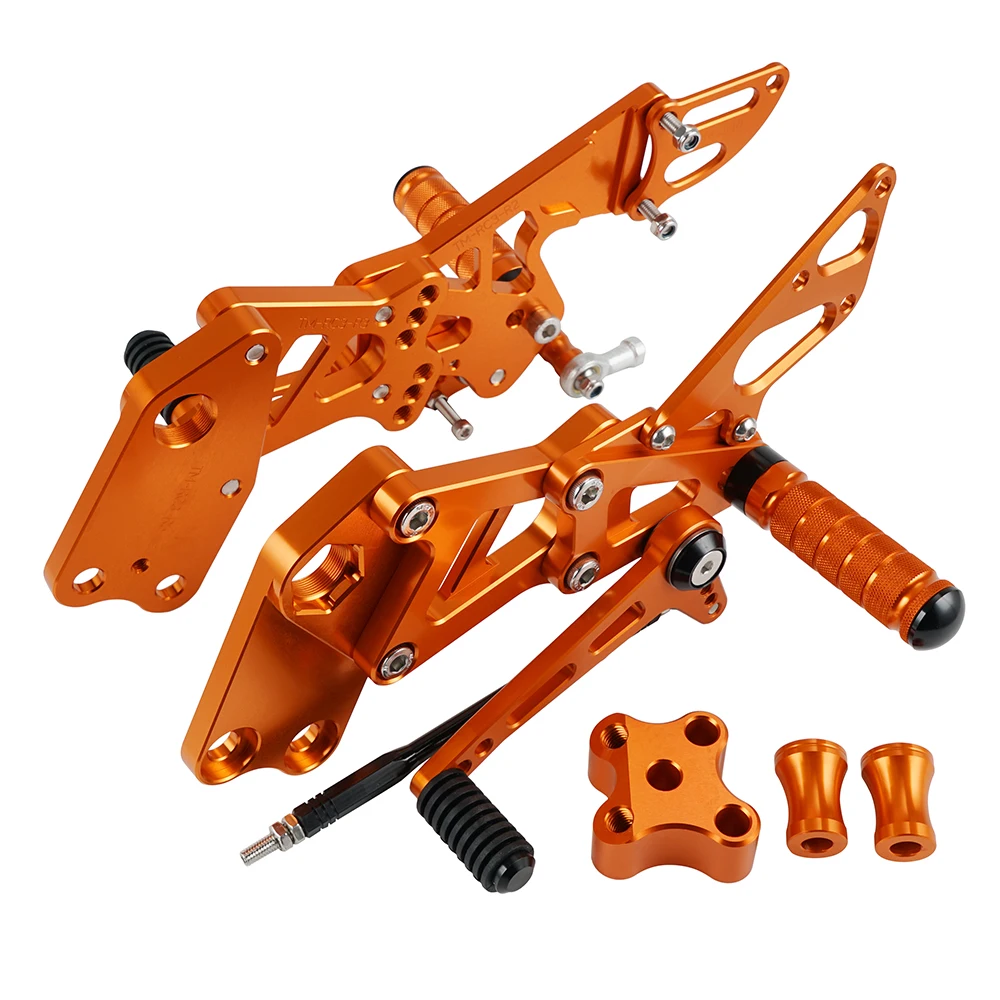 Für KTM RC 125 200 390 2014-2021 Racing Einstellbare Fußrastenanlage Fußstützen RC125 RC200 RC390 2014 2015 2016 2017 2018 2019 2020 2021 – Detail 7