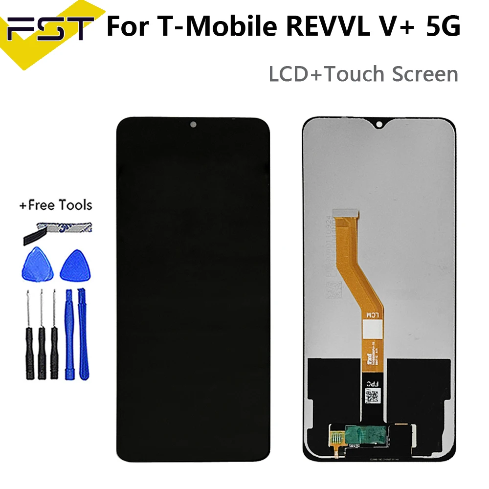 

Оригинальный дисплей для T-Mobile REVVL V + 5G LCD REVVL V Plus, дисплей с сенсорной панелью, дигитайзер для T-Mobile REVVL V Plus 5G, дисплей