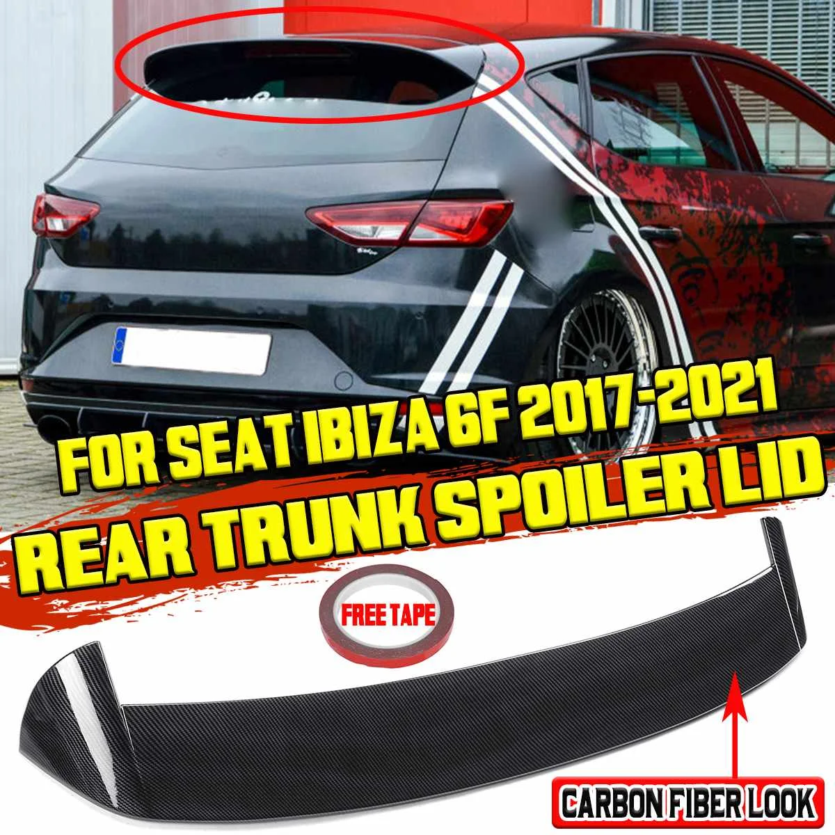 

Новинка удлинитель крышки багажника автомобиля для Seat Ibiza 6F 2017-2021