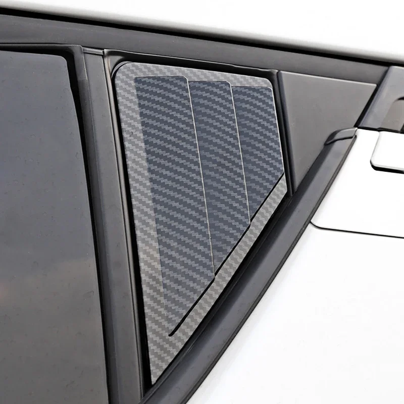 Car Rear Window Sticker 2Pcs Cover Triangle Shutters Trim for Toyota C-HR CHR C HR Car Accessories Decal