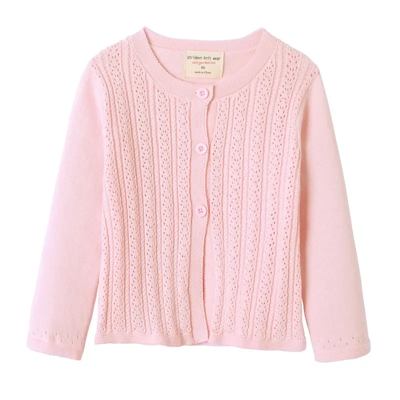 0-4yrs Spring Pink Girl's Jacket for Kids Sweater Cardigan Outerwear Boys Coats 1 2 3 4 Years Old Kid Clothes 225436