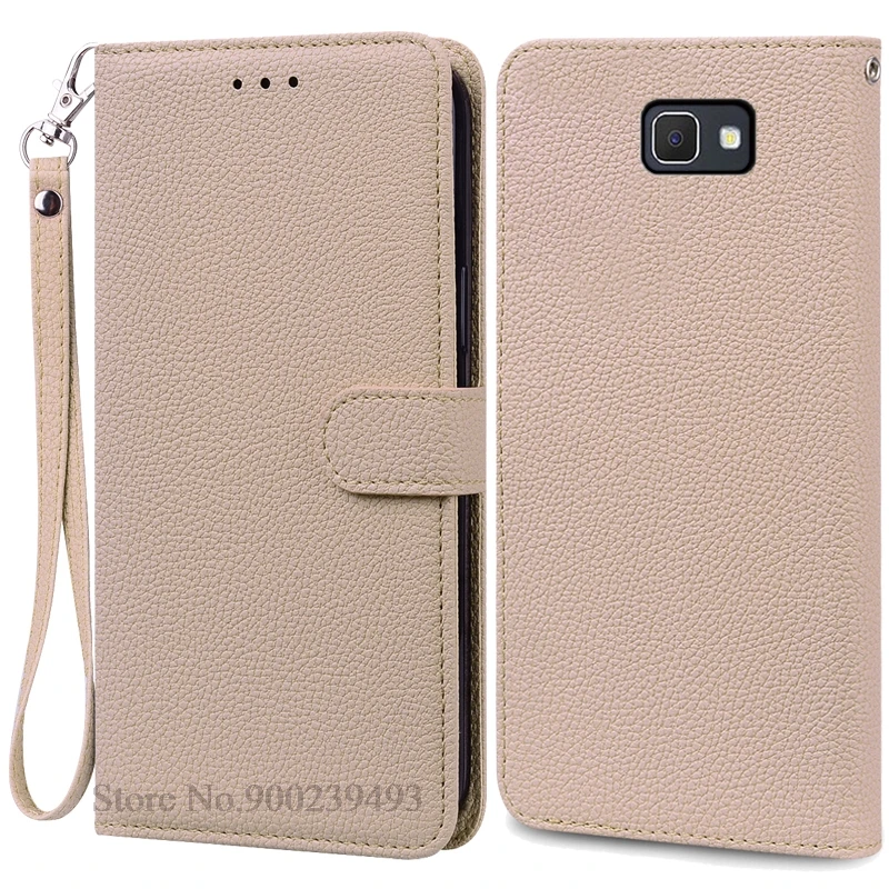 Leather Wallet Flip Cover for Samsung Galaxy J7 Prime