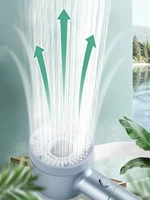 New Booster Shower Head 5 Modes Adjustable High Pressure Water Saving Massage Portable Filter Shower Faucet Bathroom Accessories 2