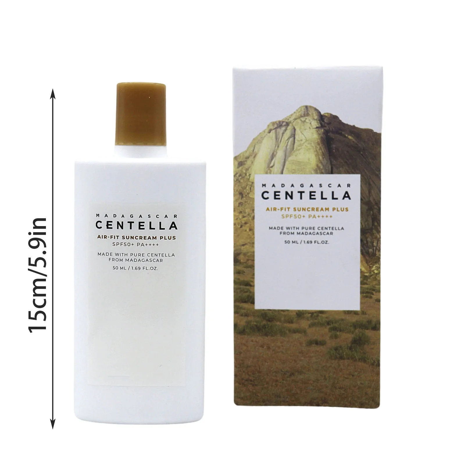 Madagascar Centella Air-fit Suncream Plus SPF50+ PA++++ 50ml