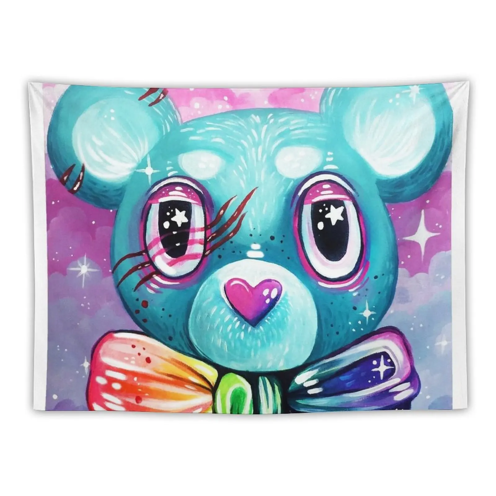 

Teddy Bear Tapestry Korean Room Decor Home Decorations Decorative Paintings