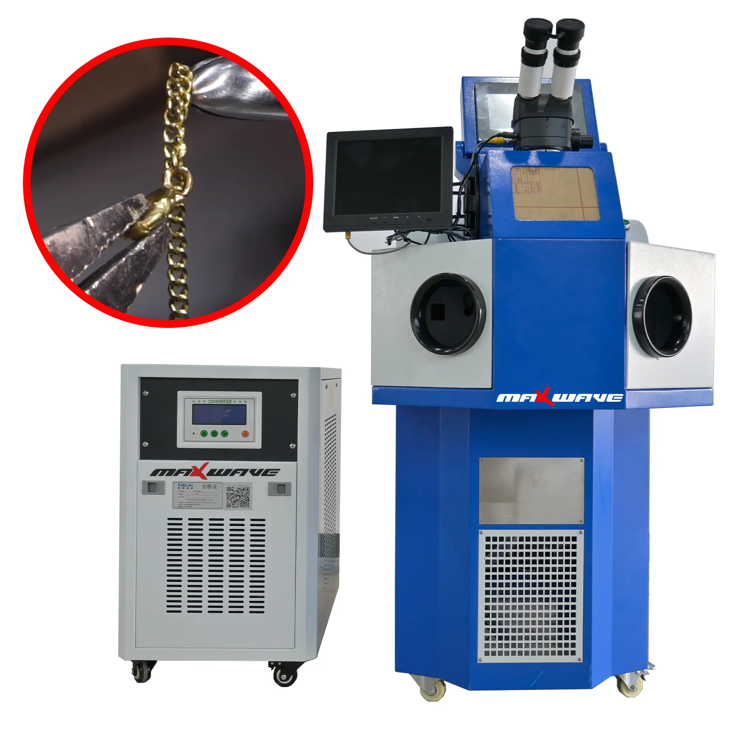 

Jewelry Spot Welding Machine ND YAG Laser Touch Screen 60W 100W 150W 200W MINI Laser Soldering With CCD Control System Microscop