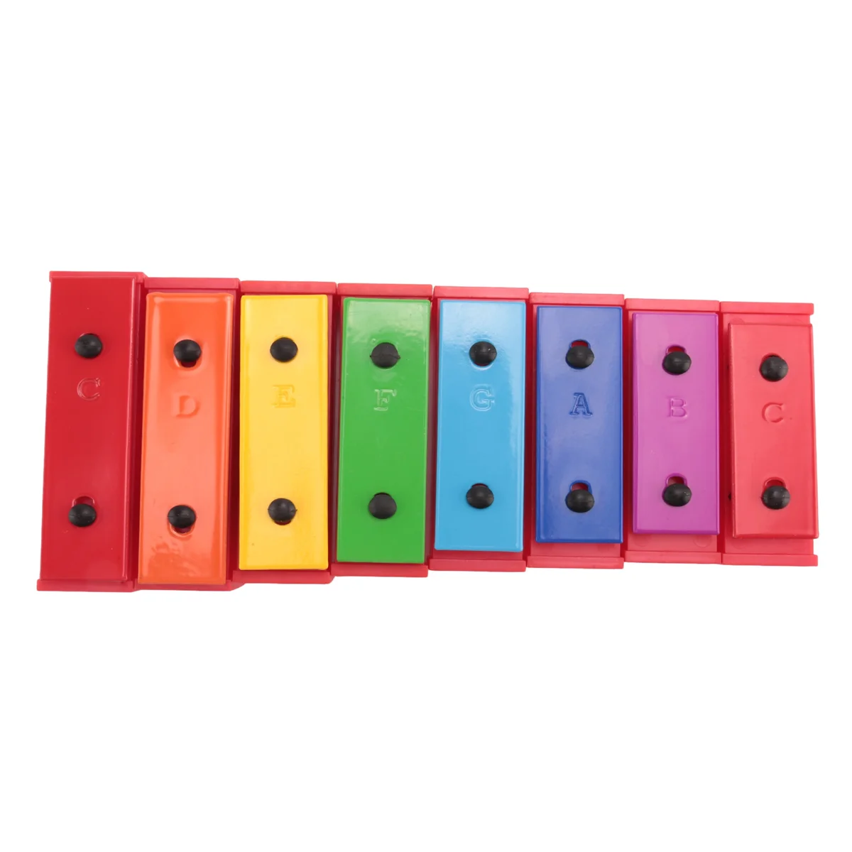 B48B-8 Notes Chromatic Xylophone Glockenspiel Resonator Bells with Yellow Case