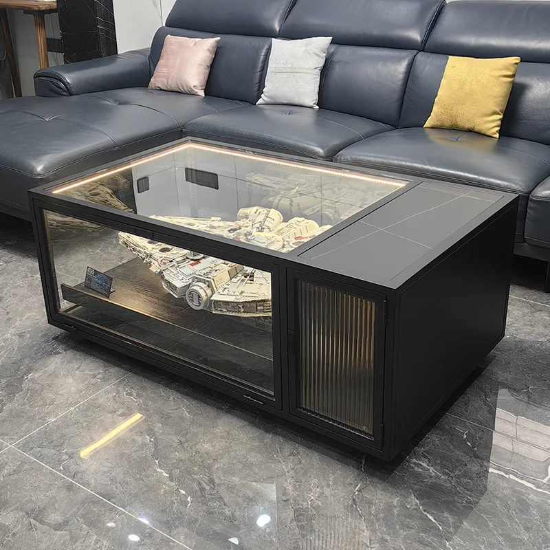 Living Room Lego Millennium Falcon 75192 Display Coffee Table