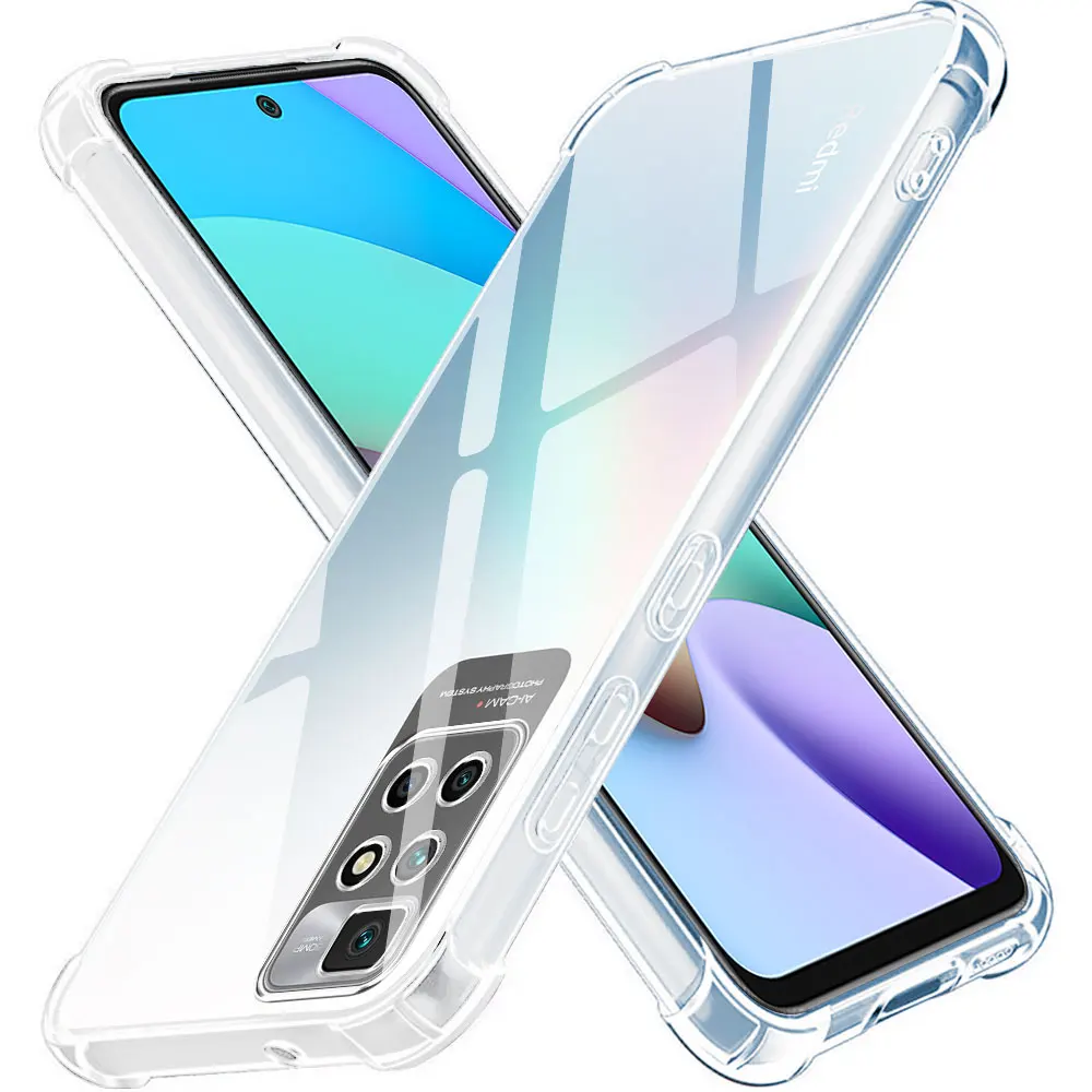 Shockproof Clear Silicone Phone Case with Airbag Protection
