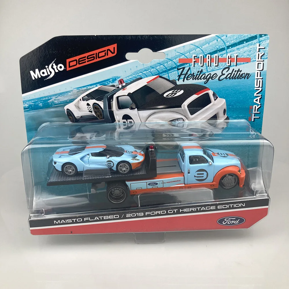 Maisto 1:64 Scale Cars with Flatbed Car Diecast Set 2017 2019 GT
