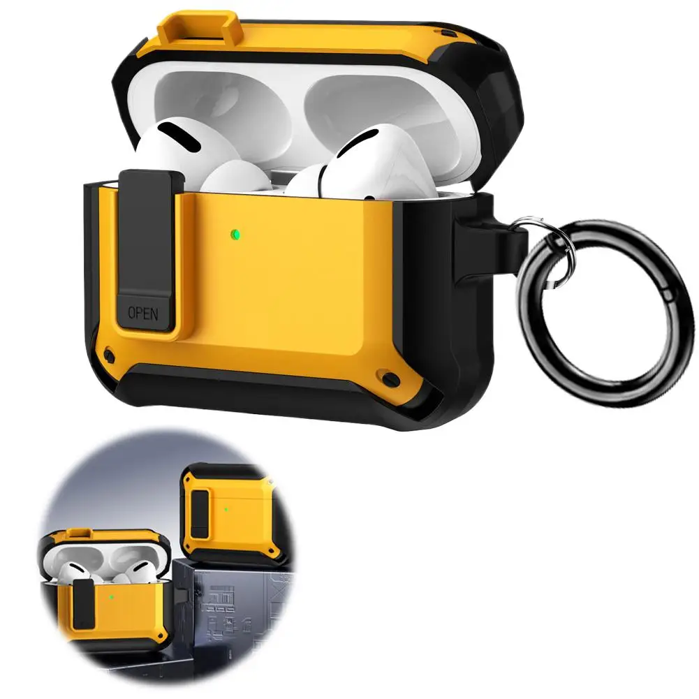 Premium Shockproof Protective Cover with Lock & Carabiner