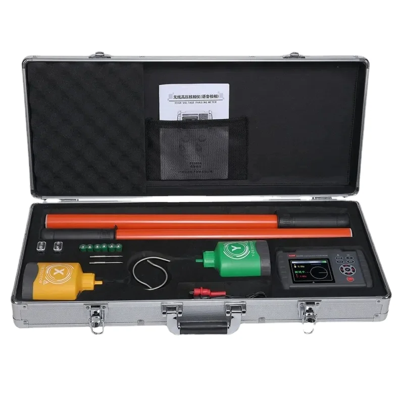 

ES2080 ES2080A Nuclear Phase Meter High-voltage 220V - 220kV Wireless 30 meters Transmission Phasing Power Line Sequence Tester