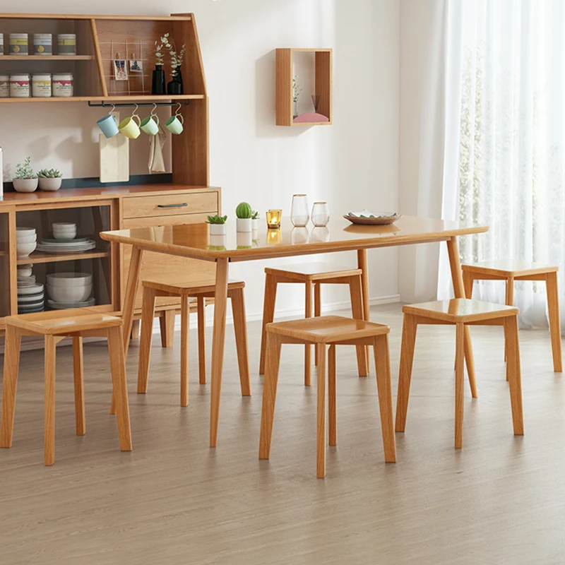 Mininalism Wood Dining Chair Nordic Design Home Luxury Dining Chairs Modern Living Room Poltrona De Luxo Furniture Decoration