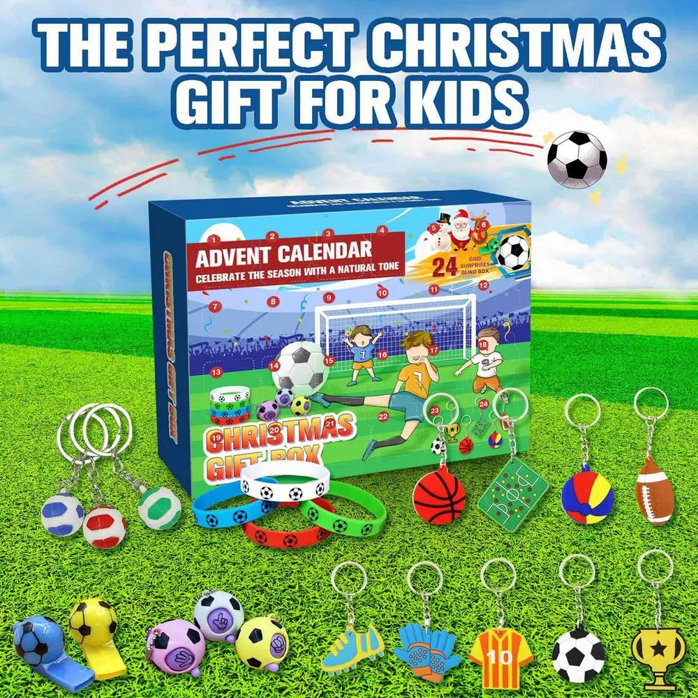 World Cup 2022 Christmas Advent Calendar Football Toys Advent Calendar 