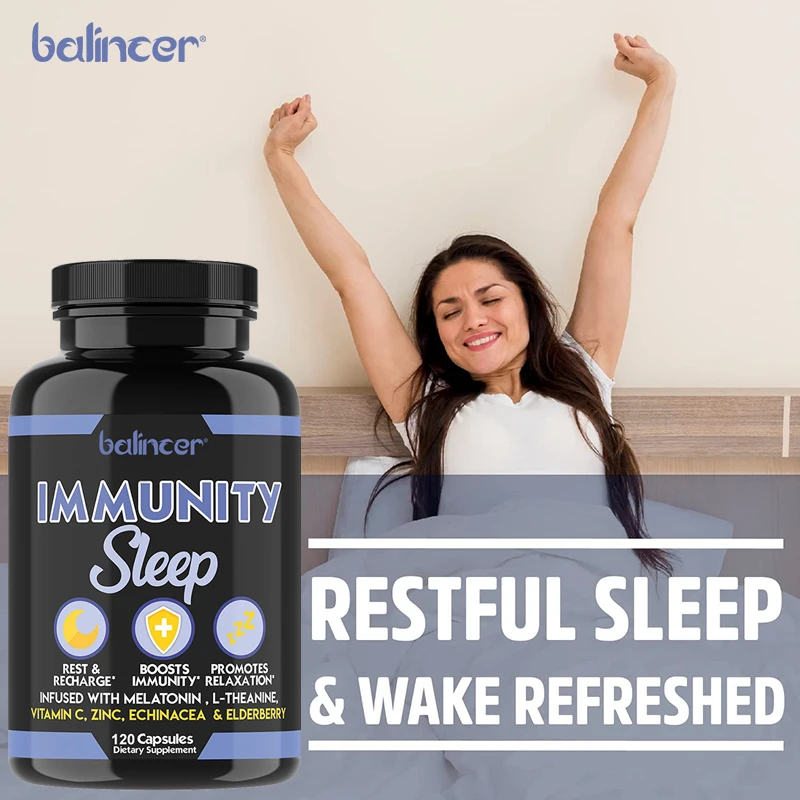 Balincer Natural Premium Sleep Aid, Supplement Pills for Stress