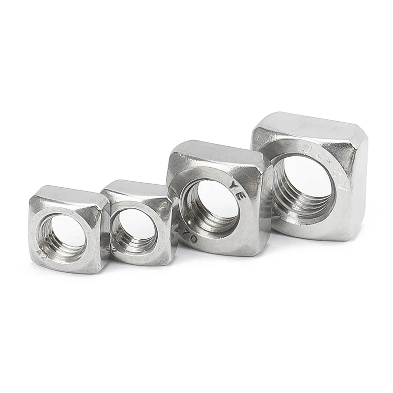 Square Nuts A2 Stainless Steel M3 M4 M5 M6 M8 M10 M12 Din557