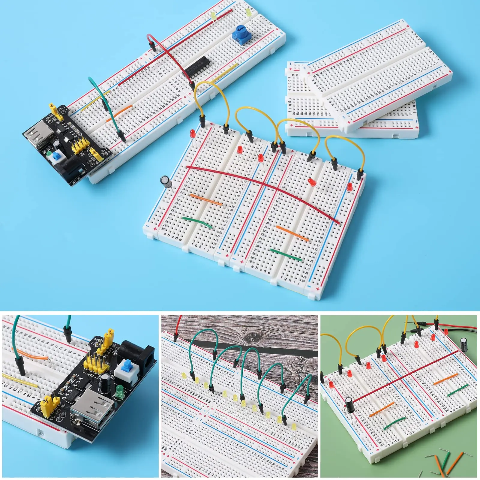 Solderless Breadboard 1pc 830 Point 400 Point For Proto Shield Distribution Connecting Blocks